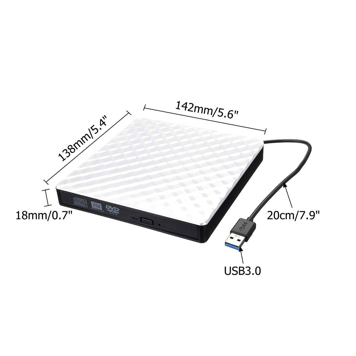USB 3.0 External CD/DVD Drive