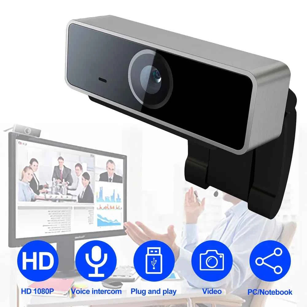 1080p Full HD USB Webcam with Microphone