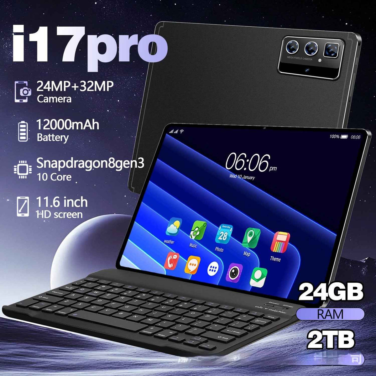 10.1-Inch Portable Tablet