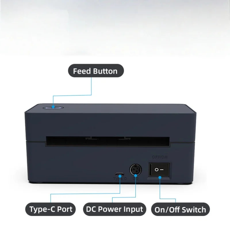 4x6 Bluetooth Thermal Label Printer