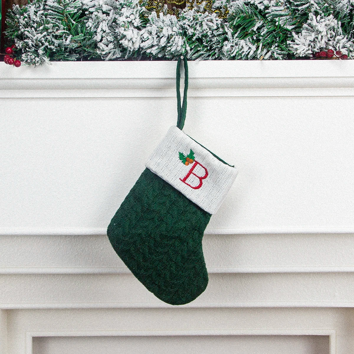 Letter Christmas Stocking Ornament