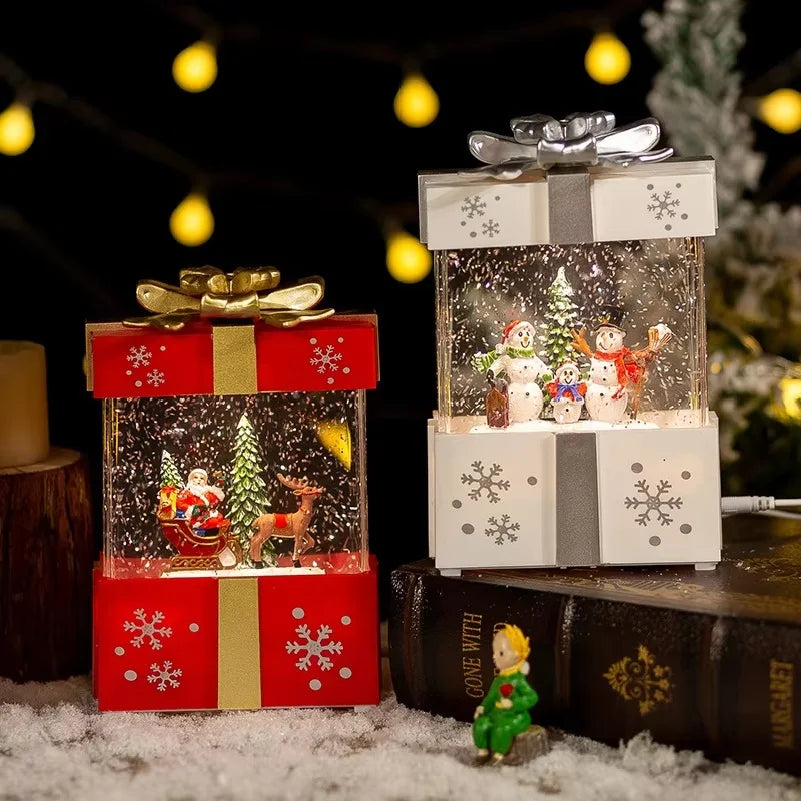 Rotating Santa Christmas Music Box
