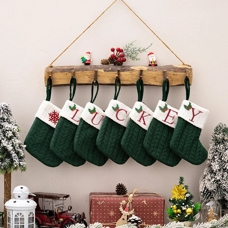 Letter Christmas Stocking Ornament