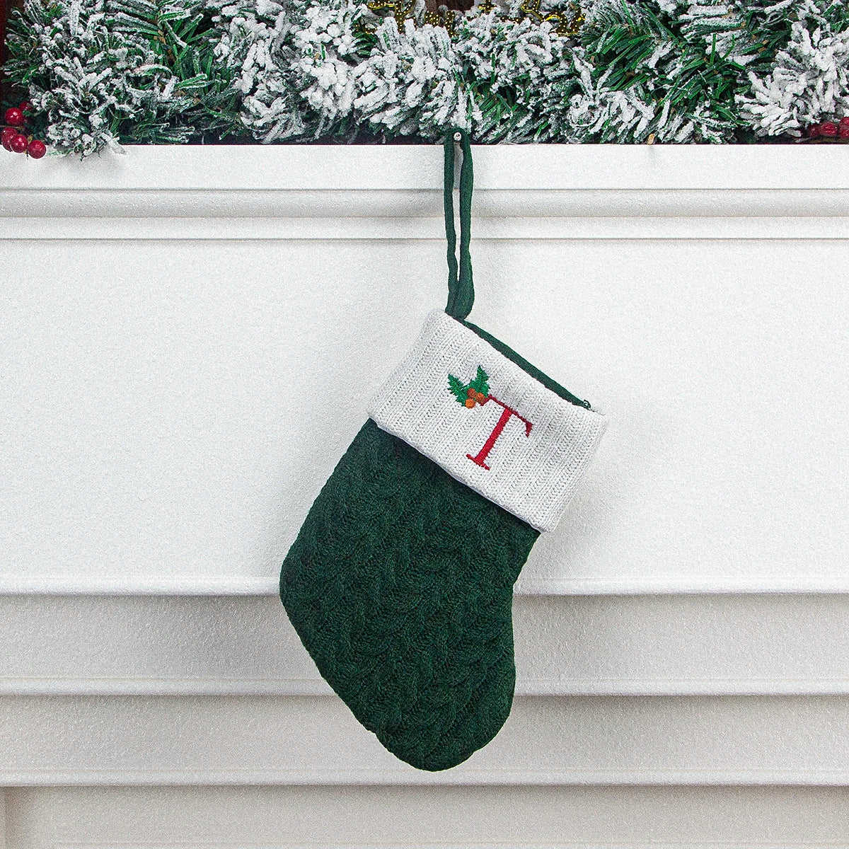 Letter Christmas Stocking Ornament