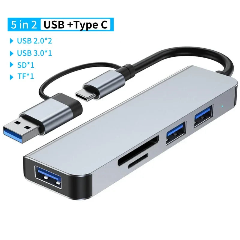 USB-C Multiport Hub with Card Reader
