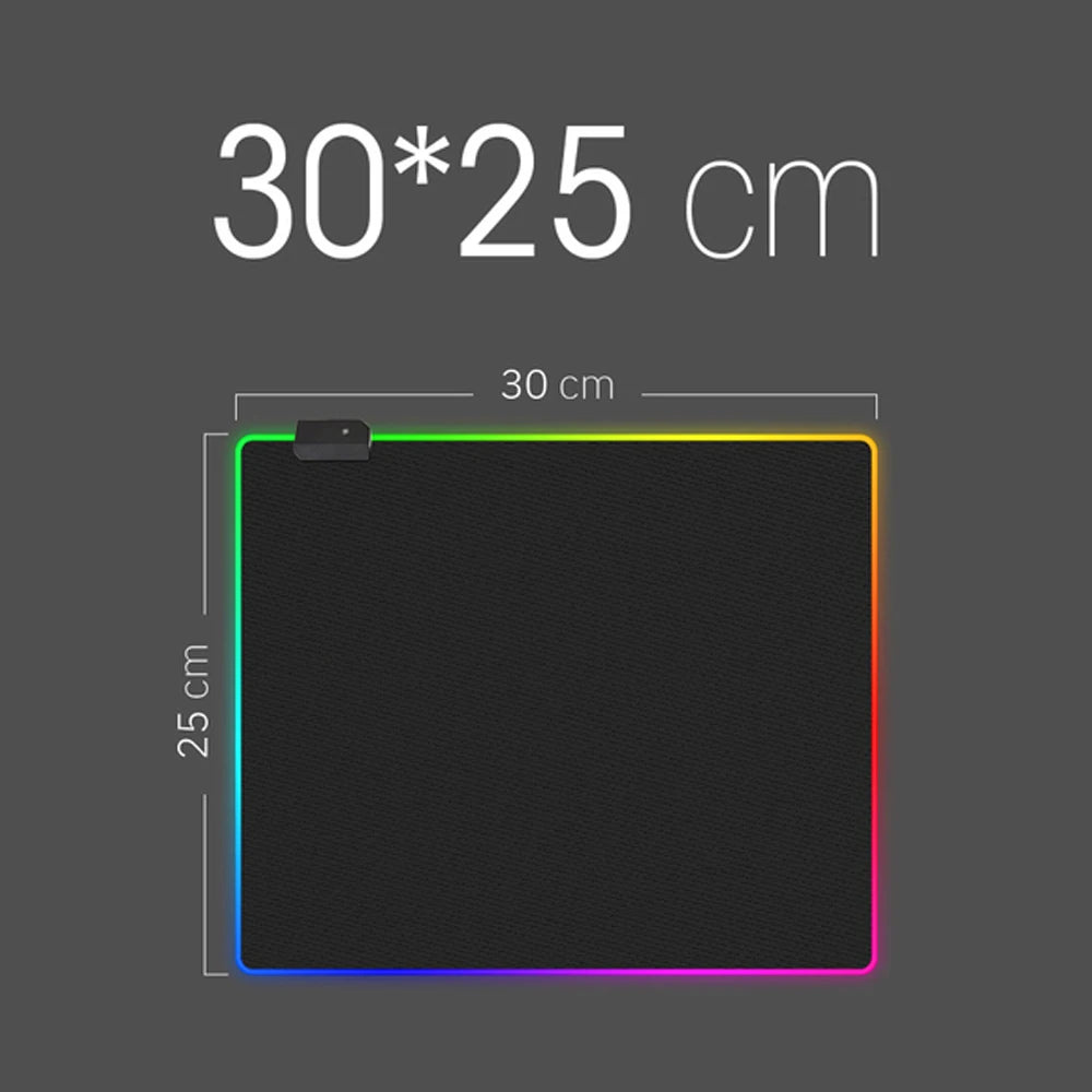 RGB Gaming Mouse Pad with LED Lighting