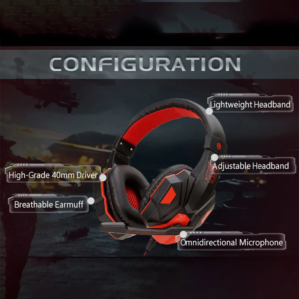 Wired Over-Ear Gaming Headset