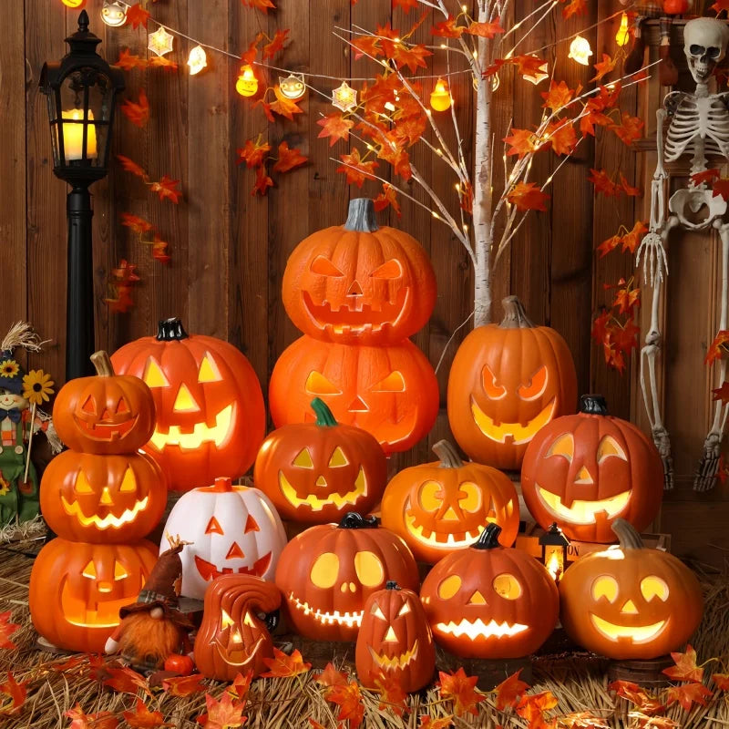 Halloween Pumpkin Lanterns – Haunted House Pumpkin Light