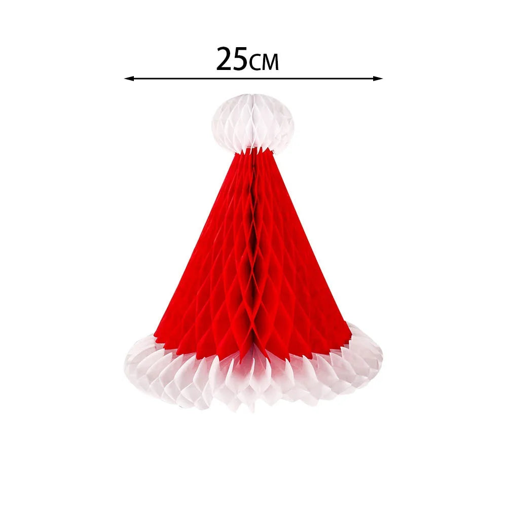 3D Honeycomb Christmas Tree Hanging Decor