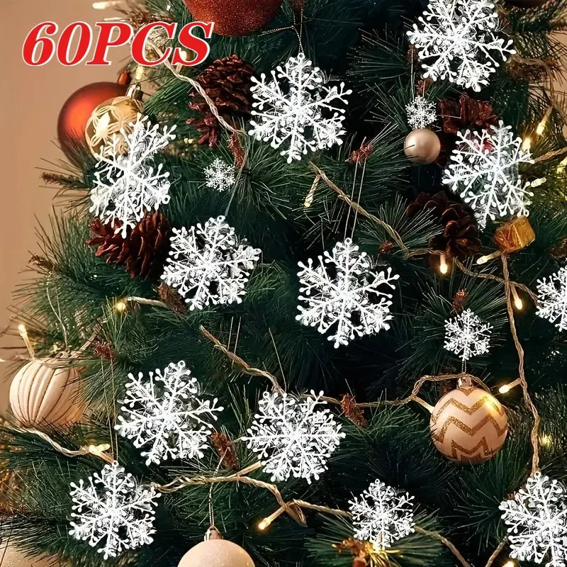 Hanging Christmas Snowflake Decorations