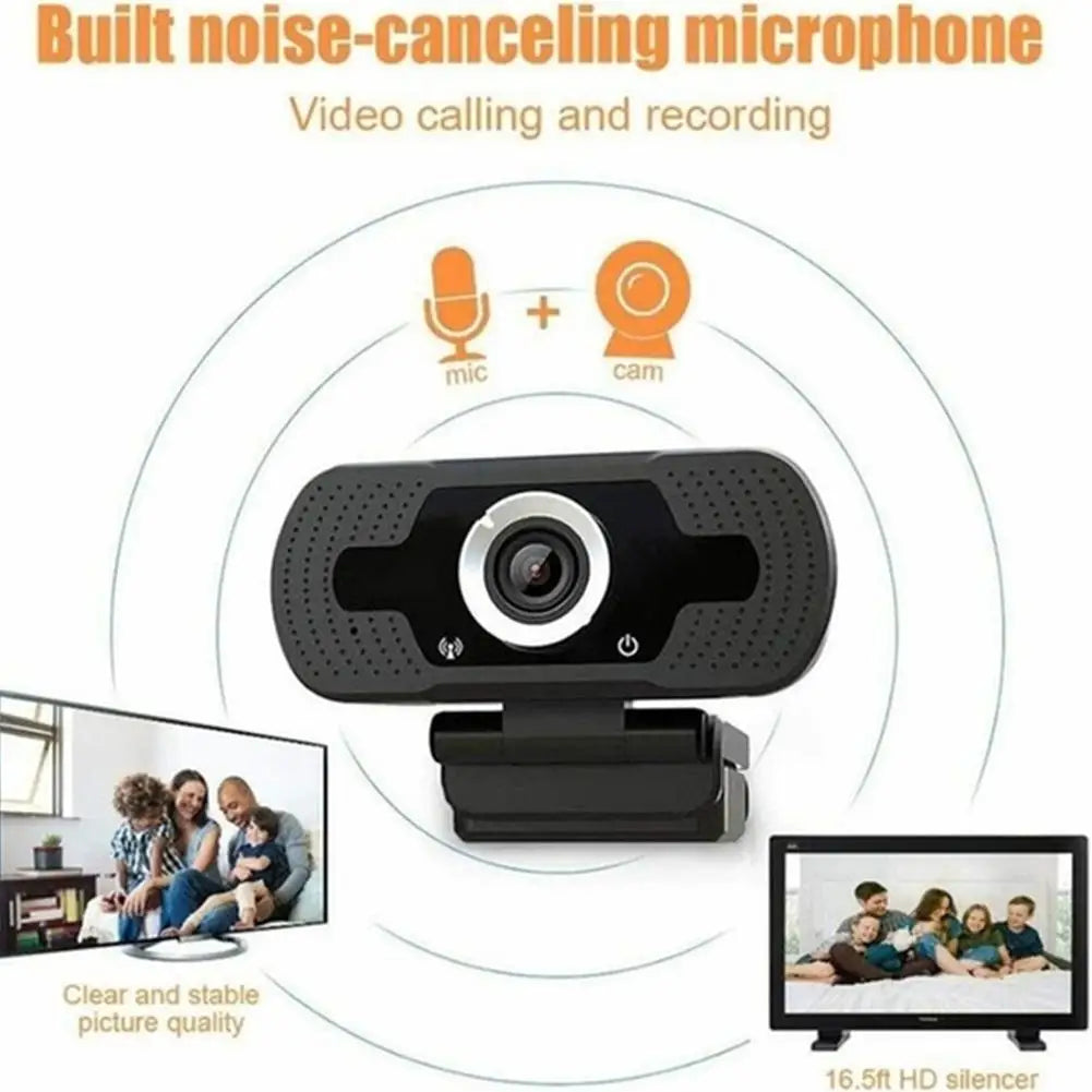 USB Full HD Webcam with Microphone