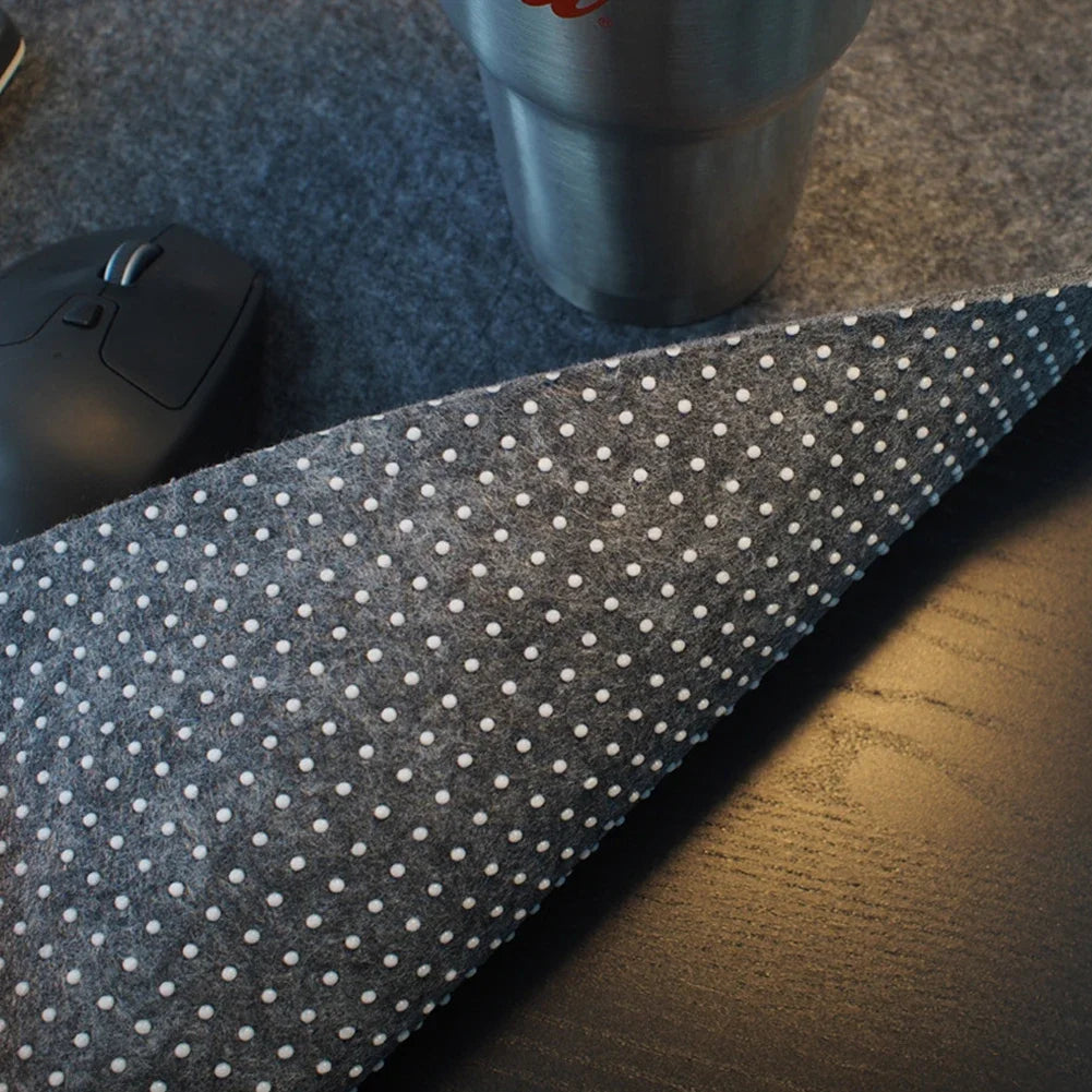 Gaming Accessories Wool Felt Mouse Pad Large Size Writing Mat Keyboard Mice Mat Non-slip Home Office Computer Desk Protector