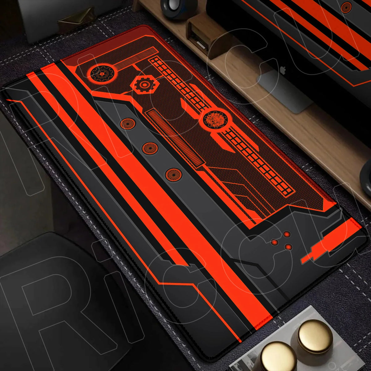 Extended Sci-Fi Gaming Mouse Pad