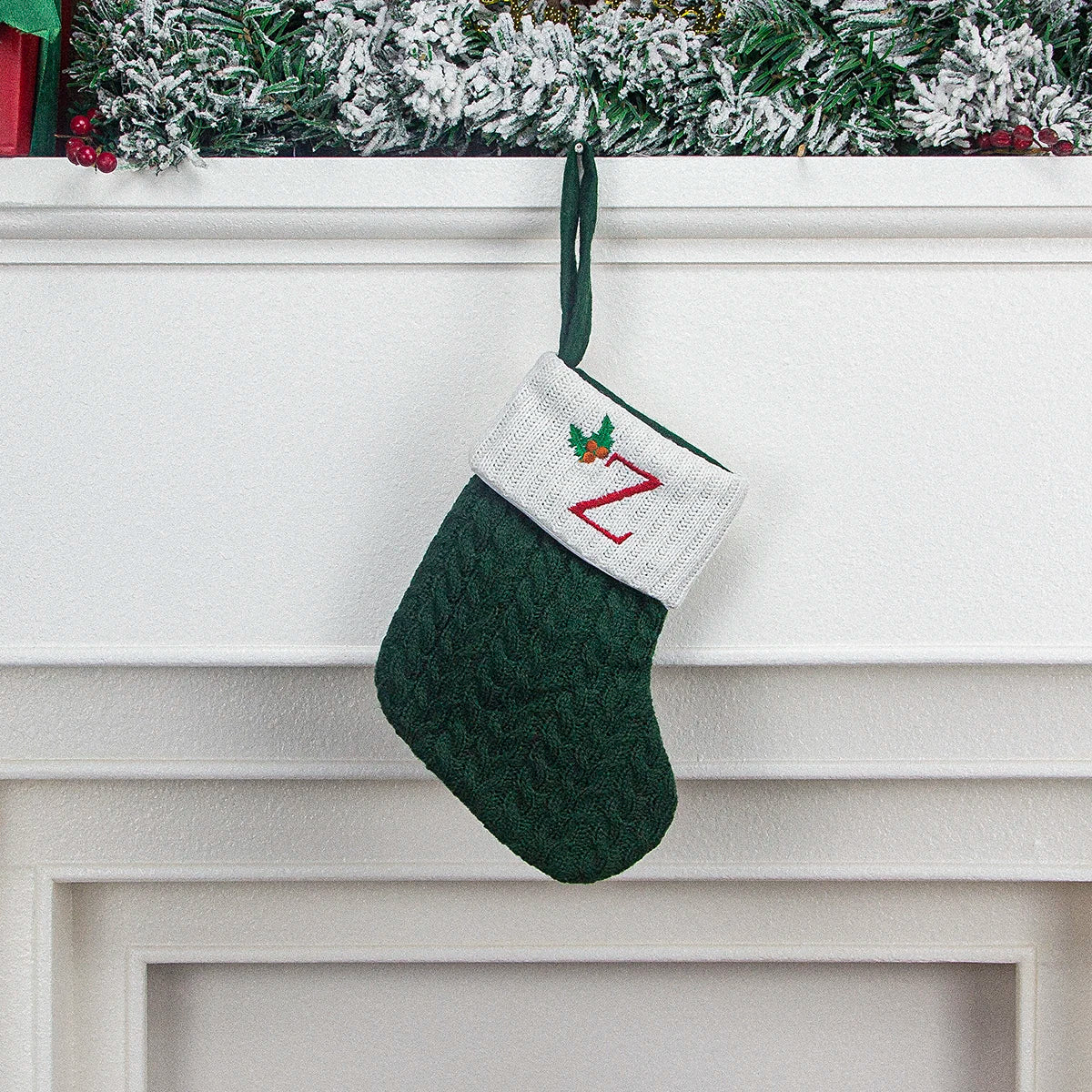 Letter Christmas Stocking Ornament