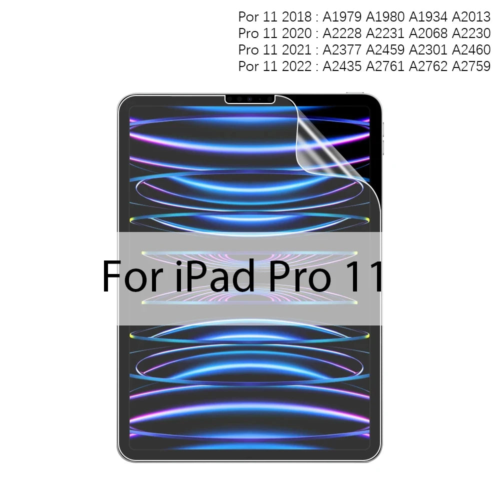 Matte PET Screen Protectors for iPad