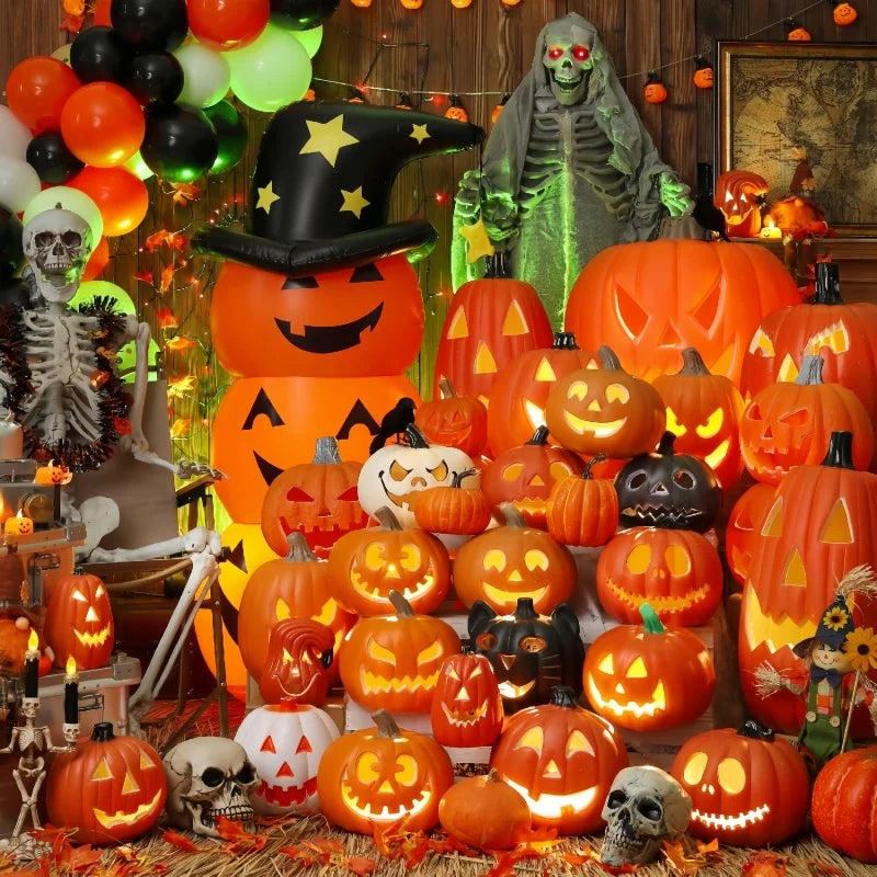 Halloween Pumpkin Lanterns – Haunted House Pumpkin Light