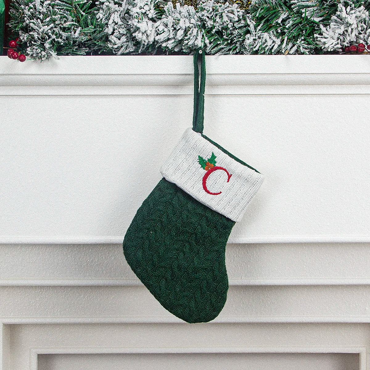 Letter Christmas Stocking Ornament