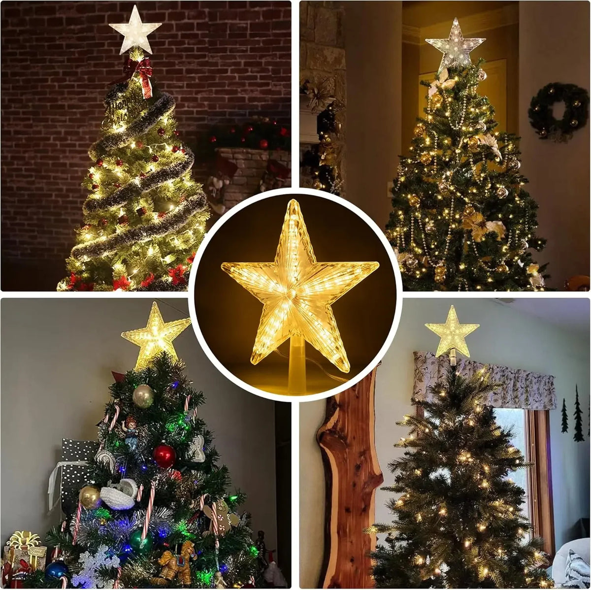 Christmas Tree Star Topper Light