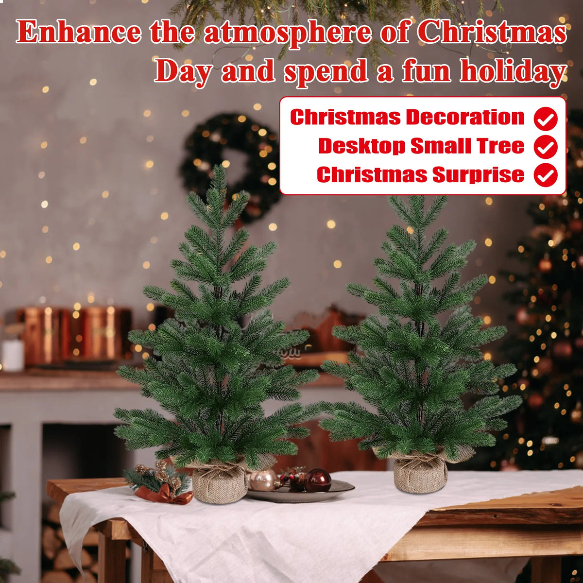 Classic Tabletop Christmas Tree
