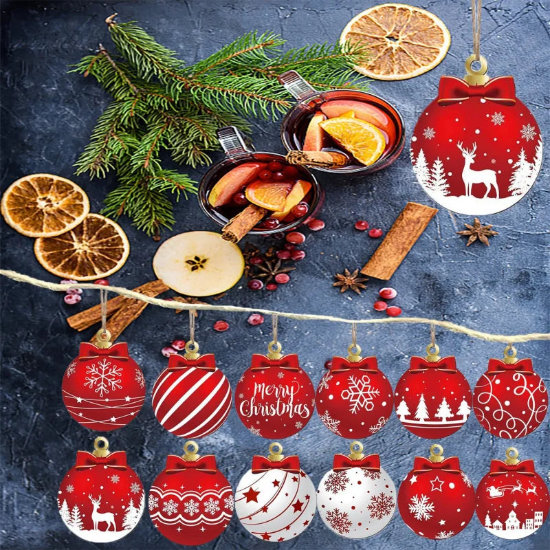 12-Piece Christmas Ball Ornament Set