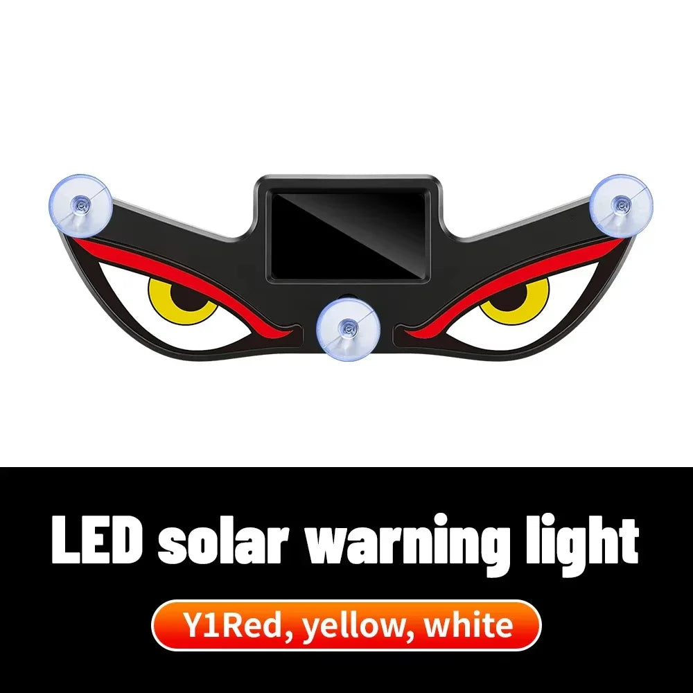 Solar Halloween Demon-Eye Car Lights – Decorative Vehicle Lights