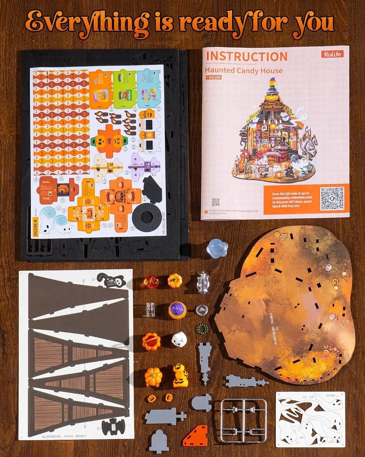Haunted Candy House DIY Miniature Kit