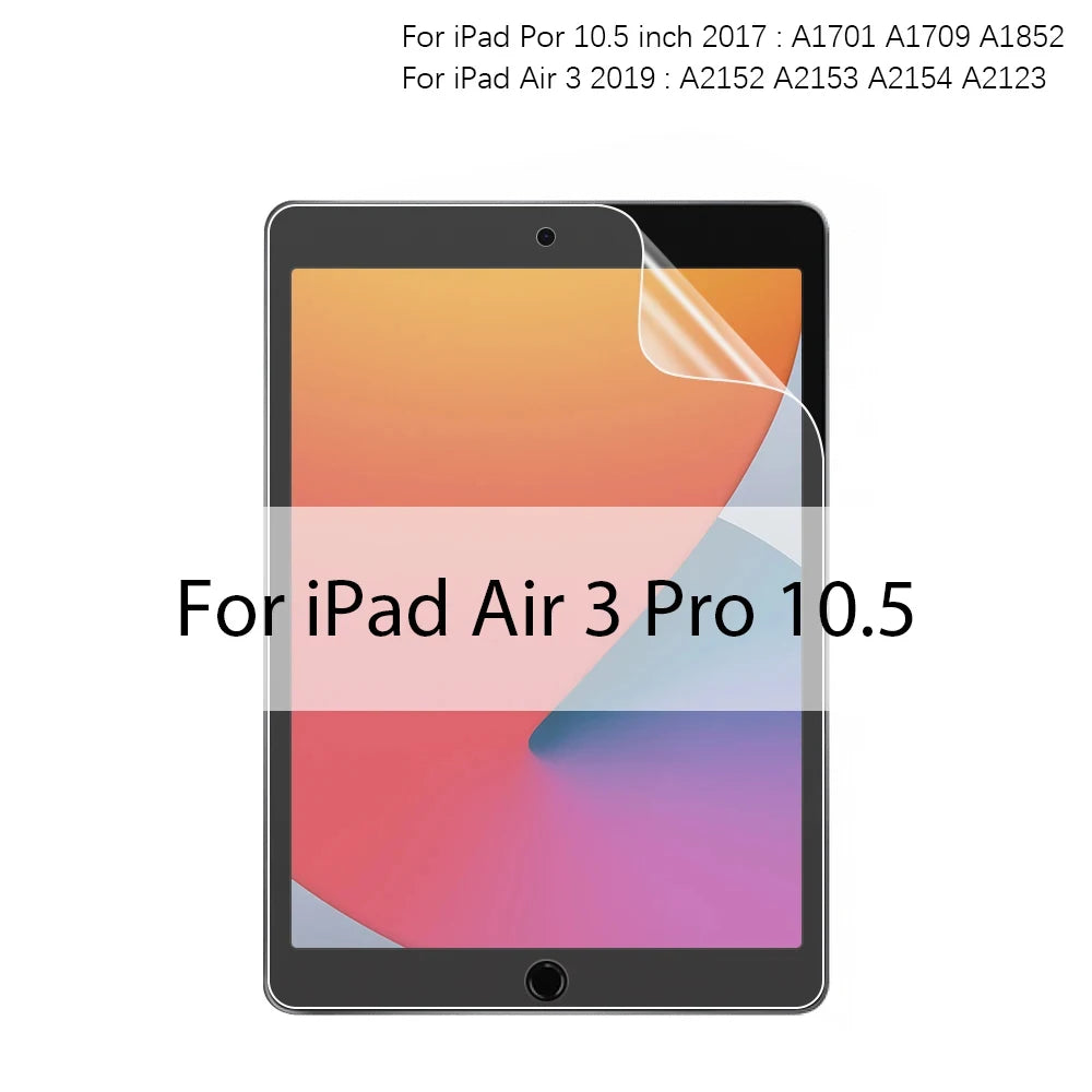 Matte PET Screen Protectors for iPad