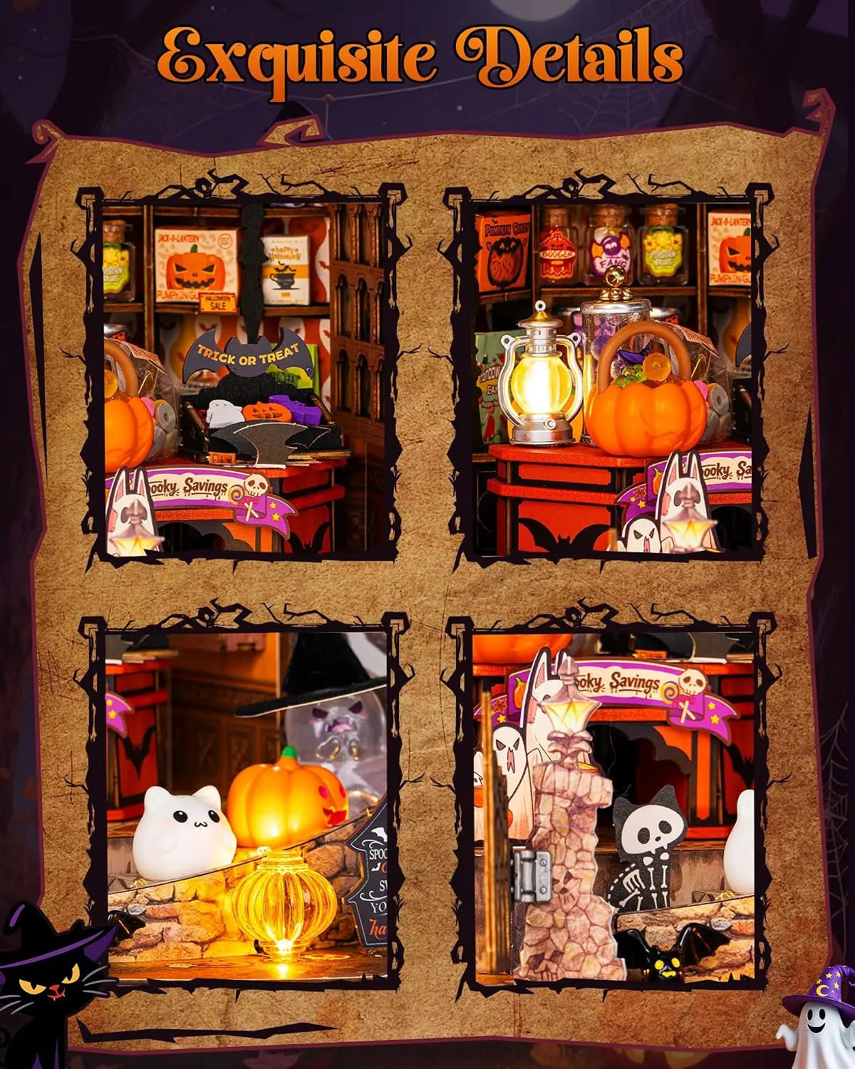 Haunted Candy House DIY Miniature Kit