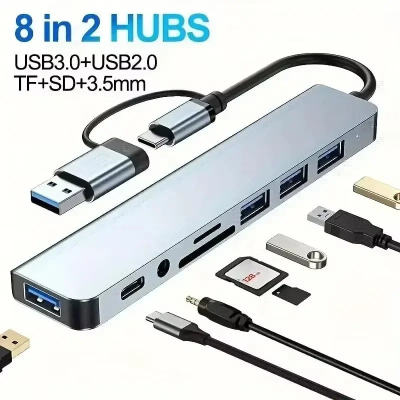 USB-C Multiport Hub with HDMI & Card Reader