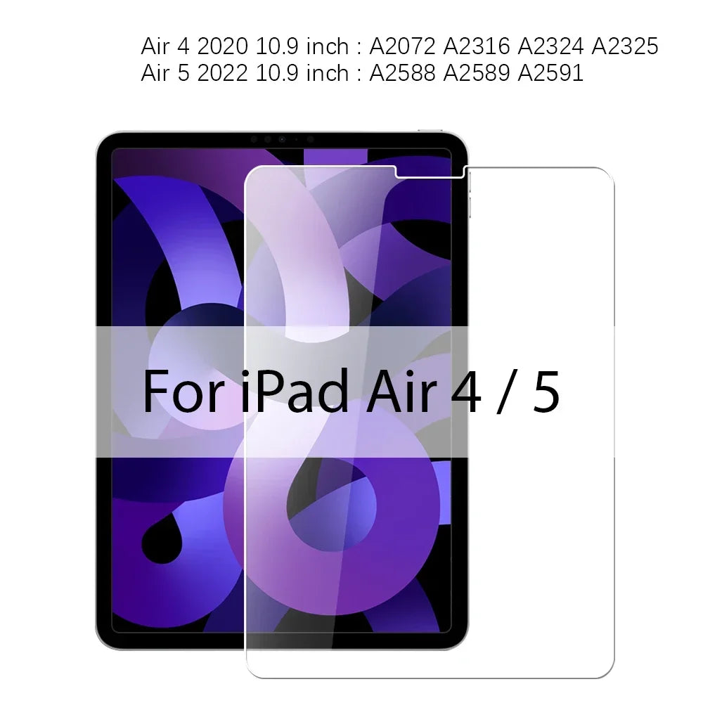 Tempered Glass Screen Protectors for iPad Air & Pro