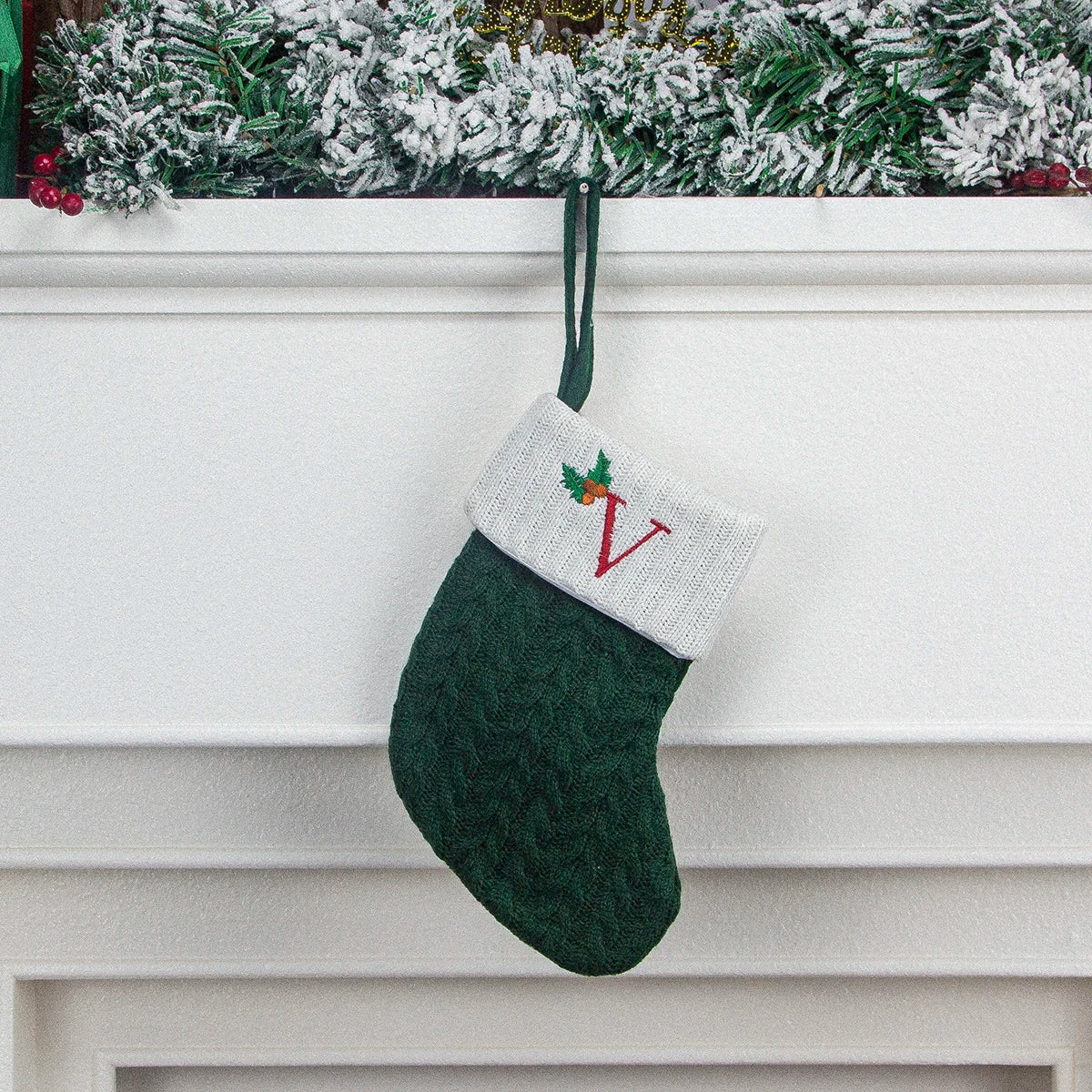 Letter Christmas Stocking Ornament