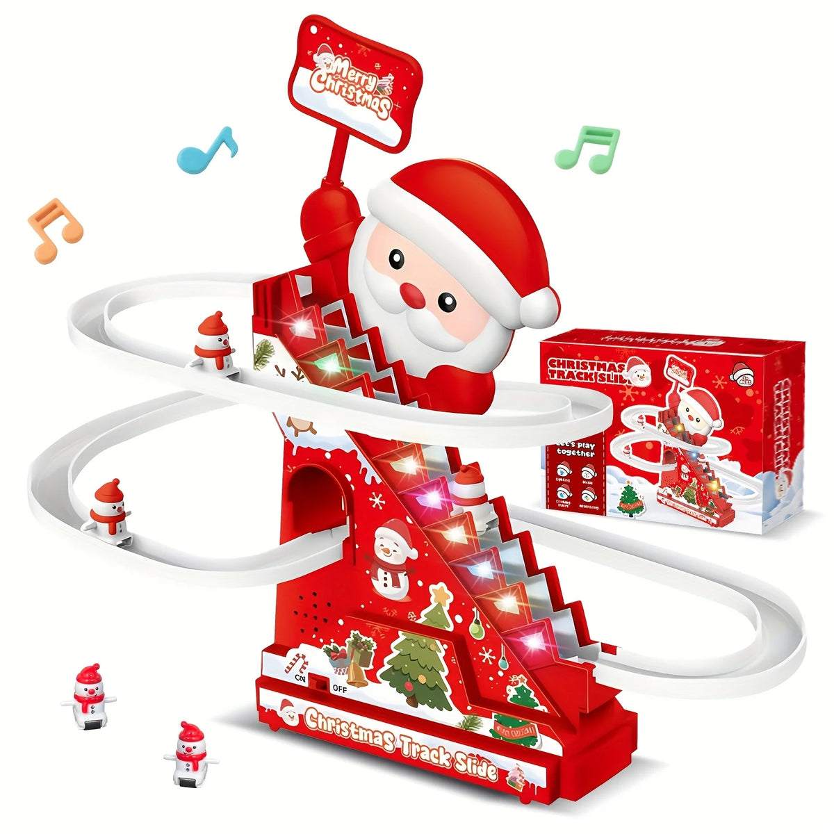 Santa Claus Christmas Stairway Toy
