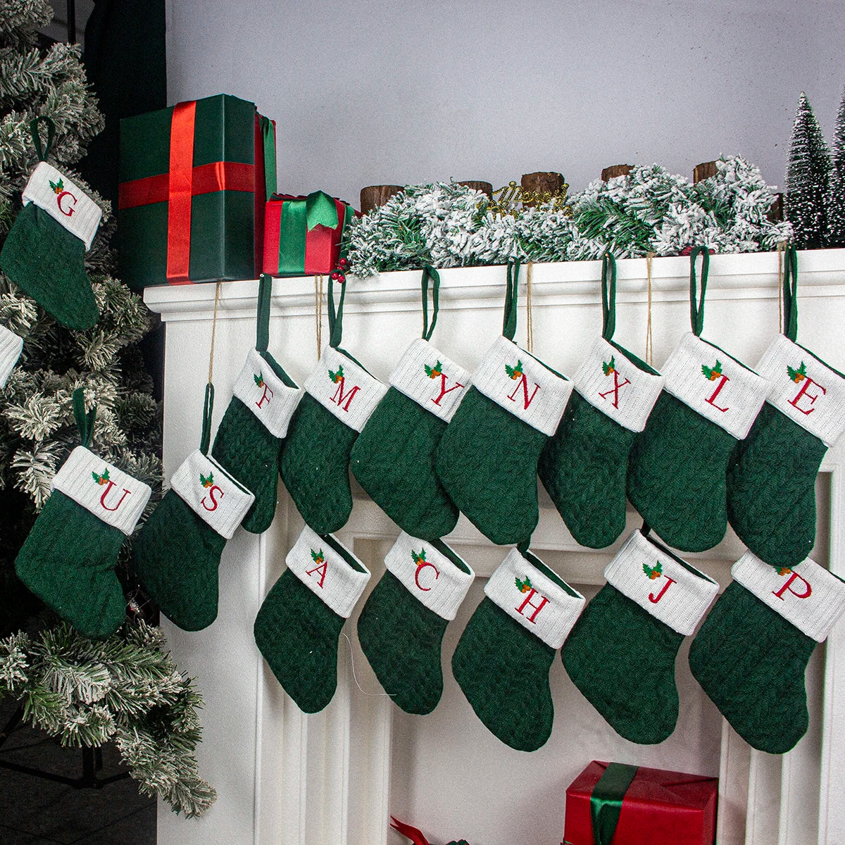 Letter Christmas Stocking Ornament
