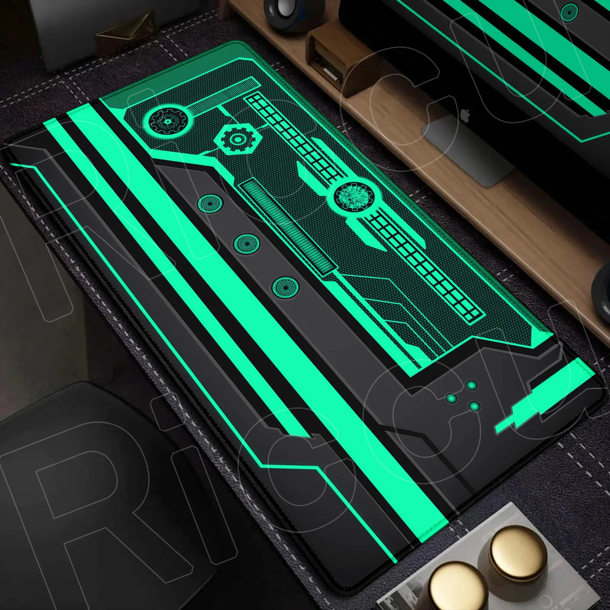 Extended Sci-Fi Gaming Mouse Pad