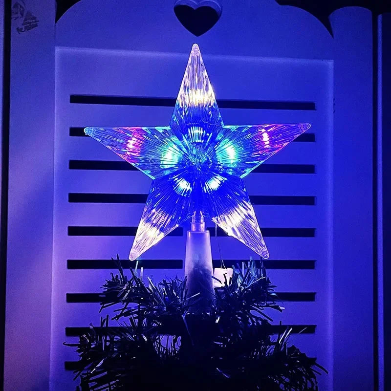 Christmas Tree Star Topper Light
