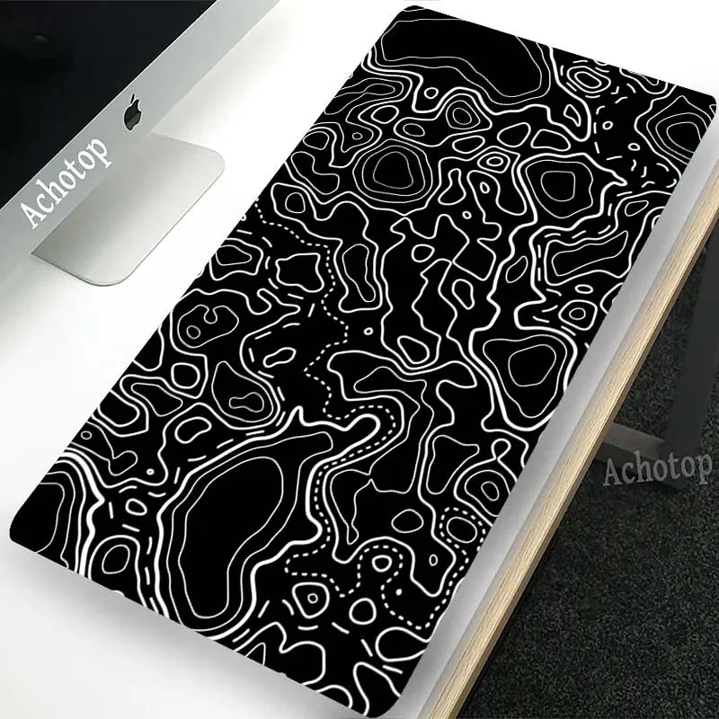 Black & White Extended Gaming Mouse Pad
