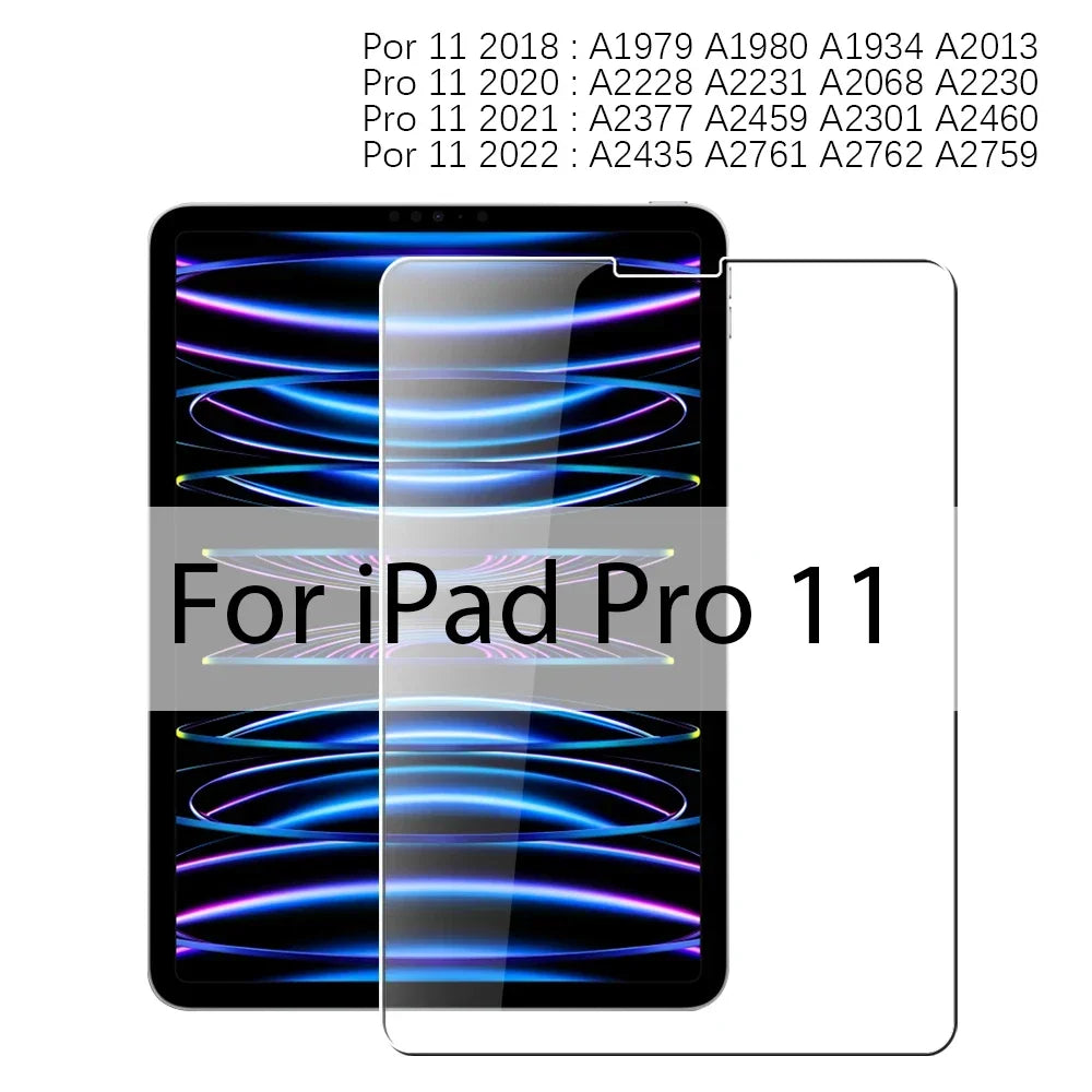 Tempered Glass Screen Protectors for iPad Air & Pro