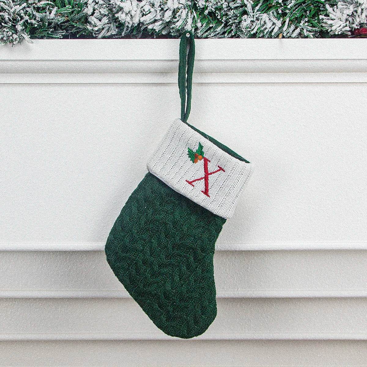 Letter Christmas Stocking Ornament