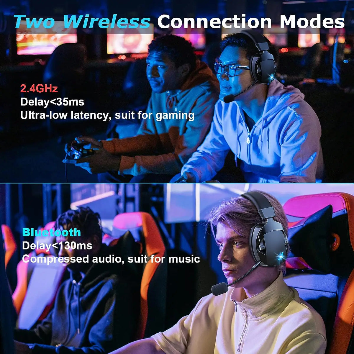 Multi-Mode Wireless Gaming Headset