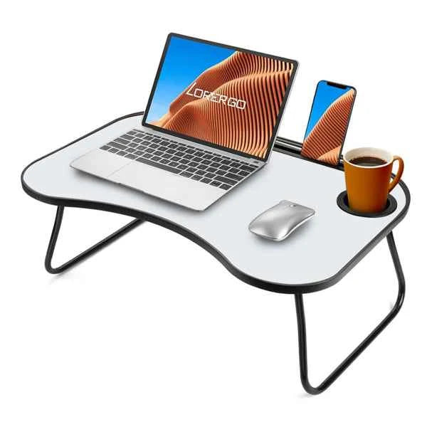 Foldable Laptop Desk with Cup Holder