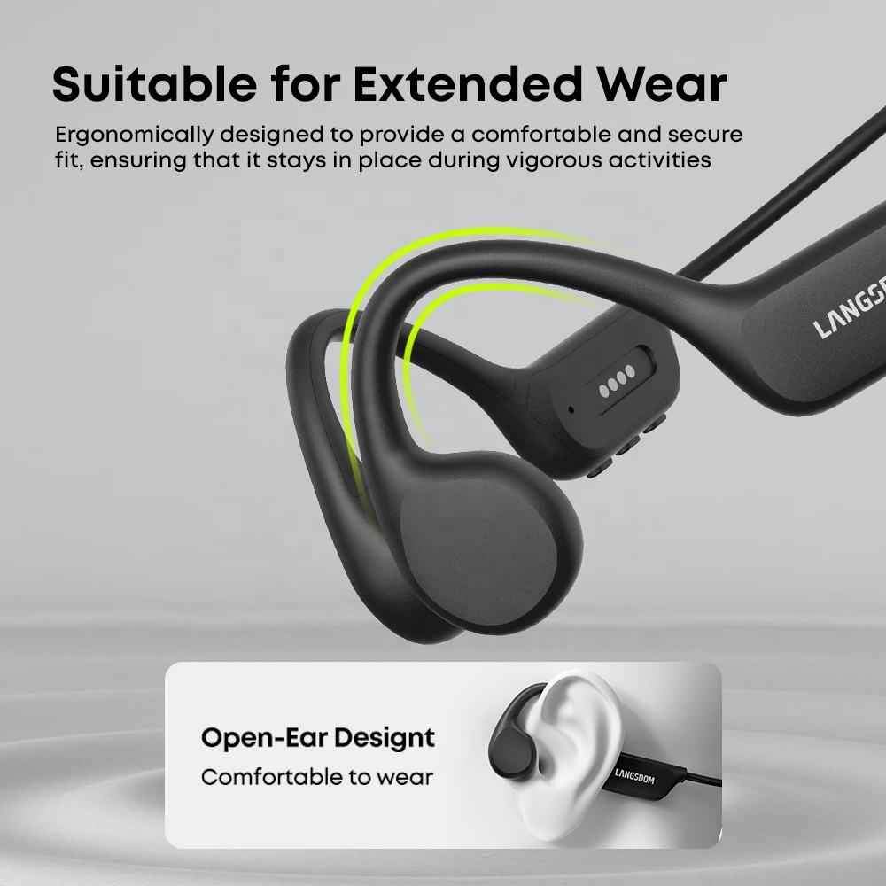 IPX8 Waterproof Bluetooth Headphones with 32GB Storage