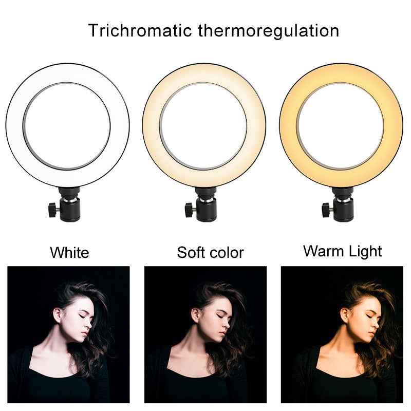LED Ring Light with Flexible Tripod