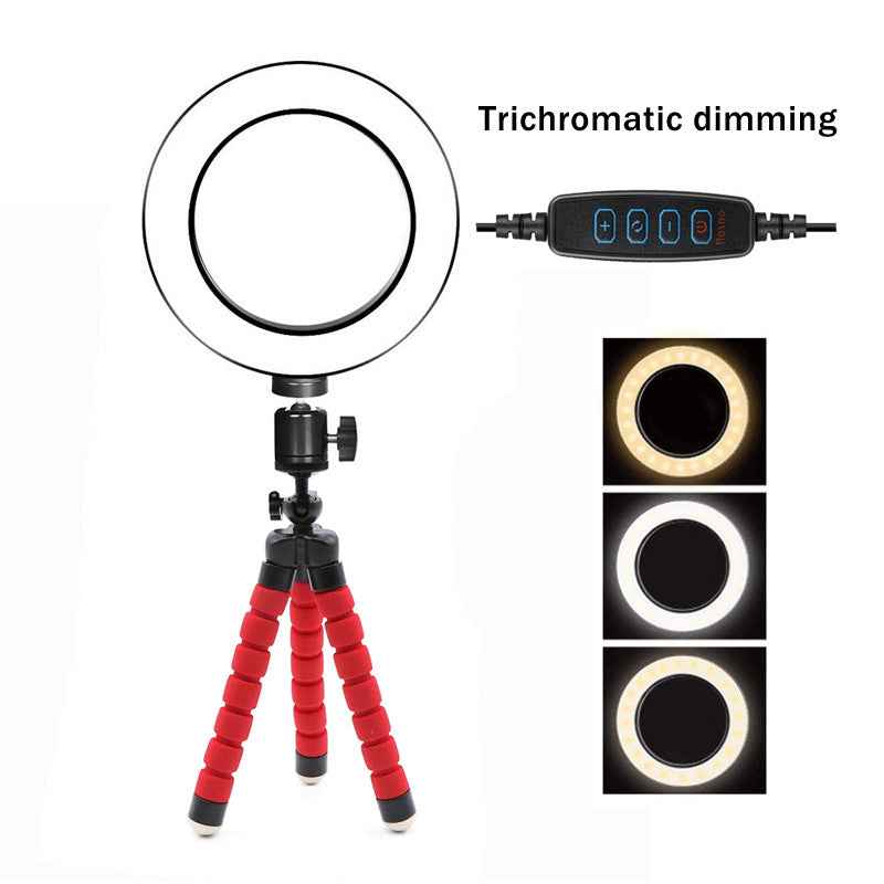 LED Ring Light with Flexible Tripod