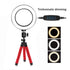 LED Ring Light with Flexible Tripod