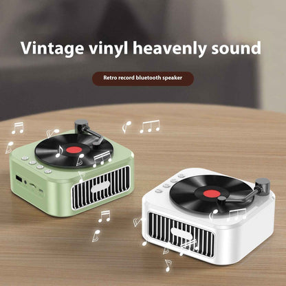 Retro Bluetooth Record Player Speaker
