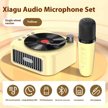 Retro Bluetooth Record Player Speaker