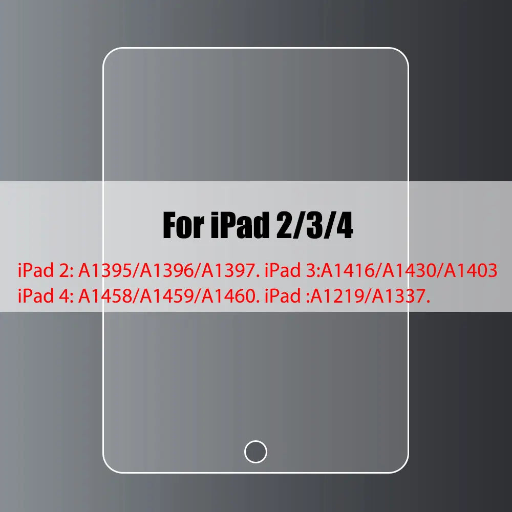 Tempered Glass Screen Protectors for iPad
