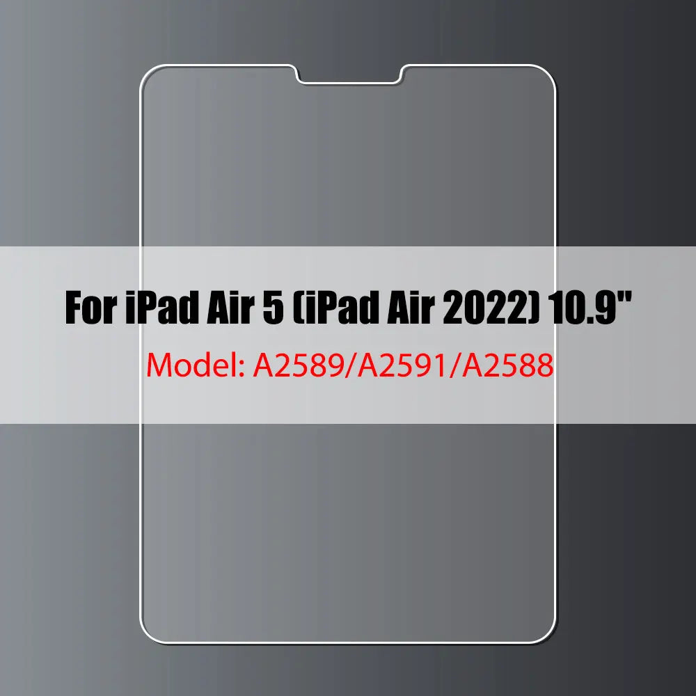 Tempered Glass Screen Protectors for iPad