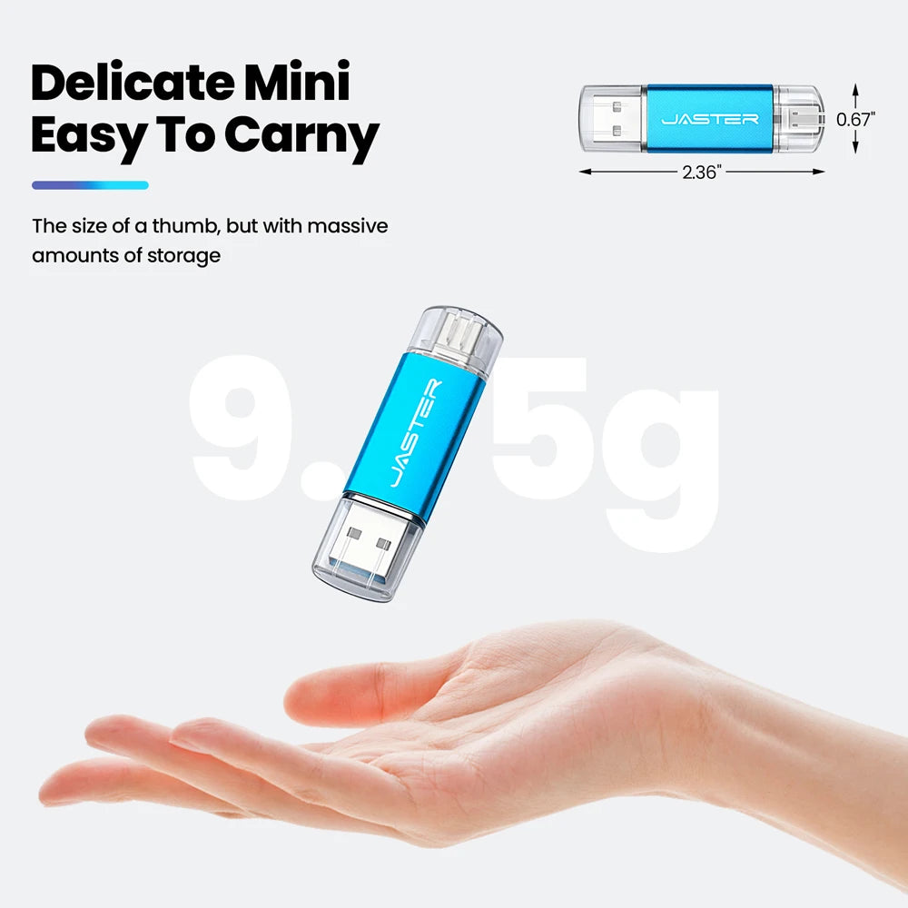 TYPE-C USB 3.0 Flash Drives 128GB 32GB 2IN1 Memory Stick 64GB 32GB 16GB Wedding Gift Pen Drive 8GB 4GB USB Stick Pendrive U Disk