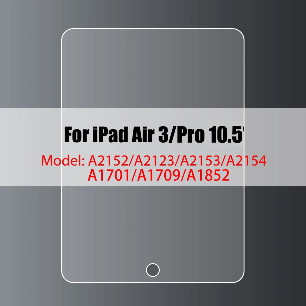 Tempered Glass Screen Protectors for iPad